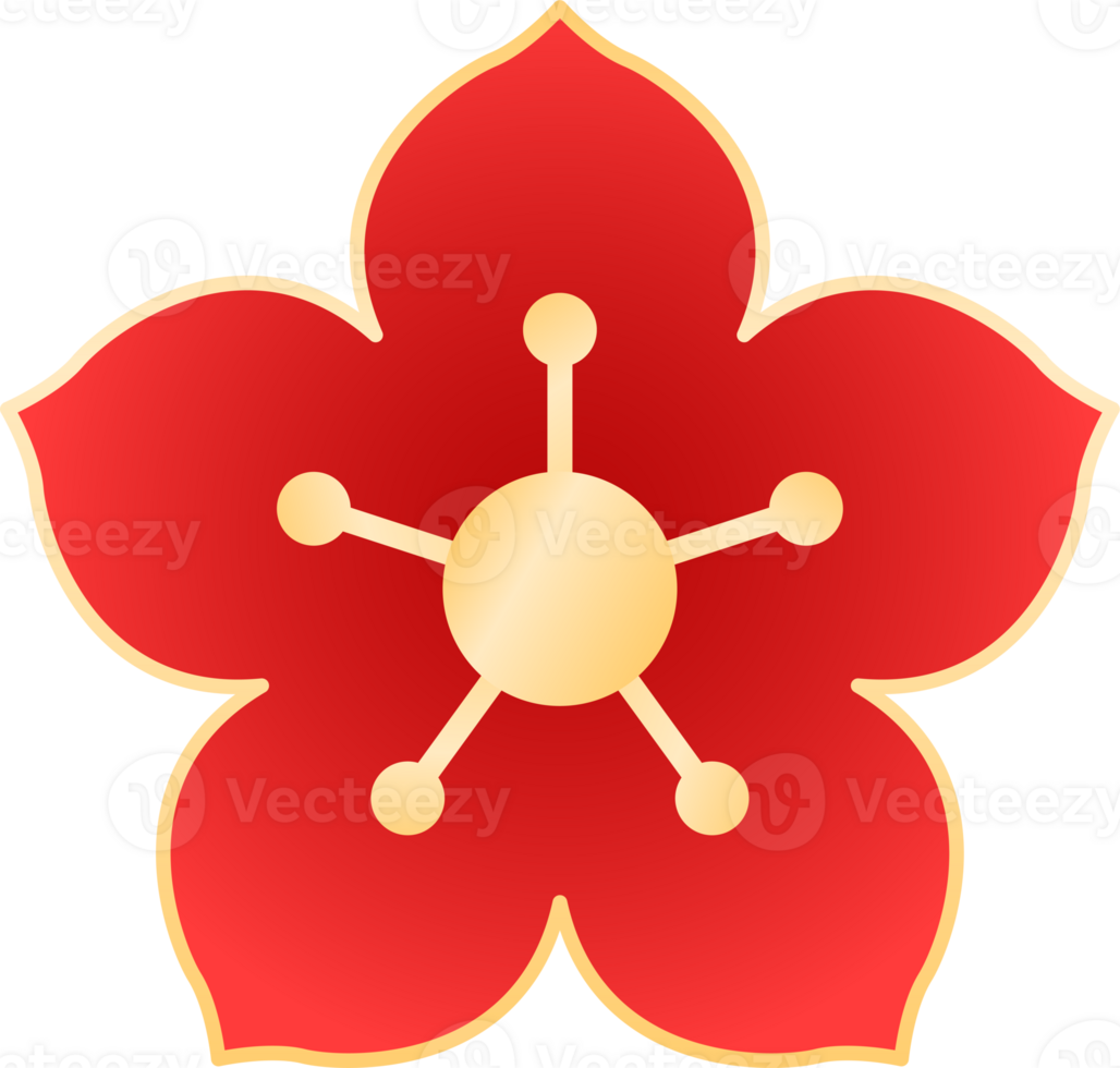Lunar New Year Flower png