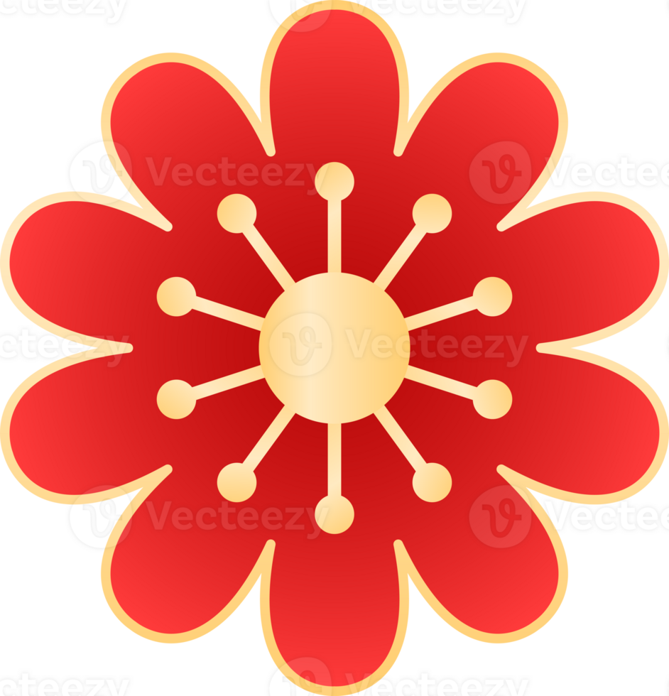 Lunar New Year Flower png