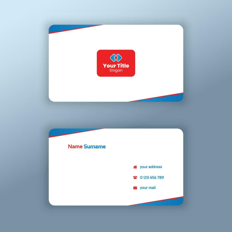 Vector Modern Creative and Clean Business Card Template