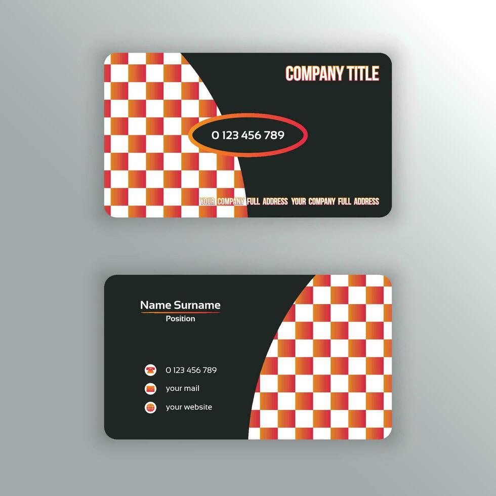 Vector Modern Creative and Elegant Business Card Template