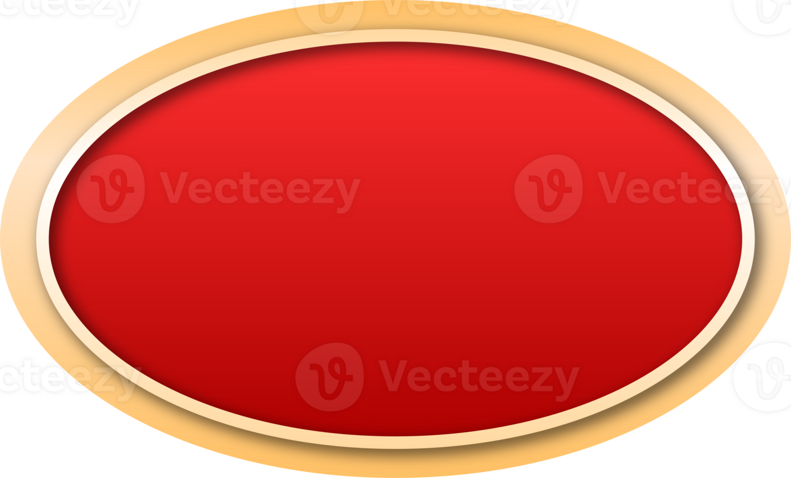 New Year Red Text Box Frame png