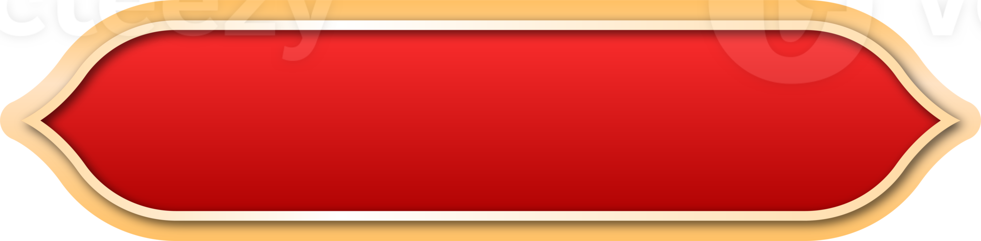 New Year Red Text Box Frame png