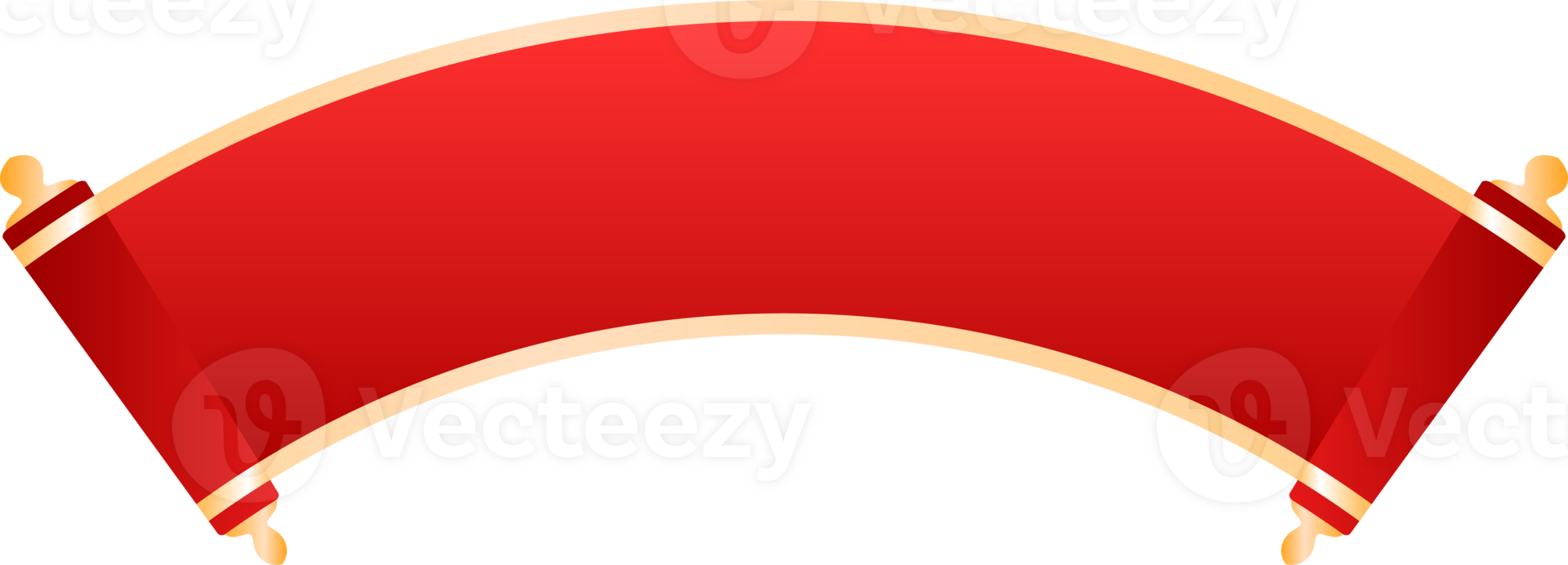 New Year Red Text Box Frame png