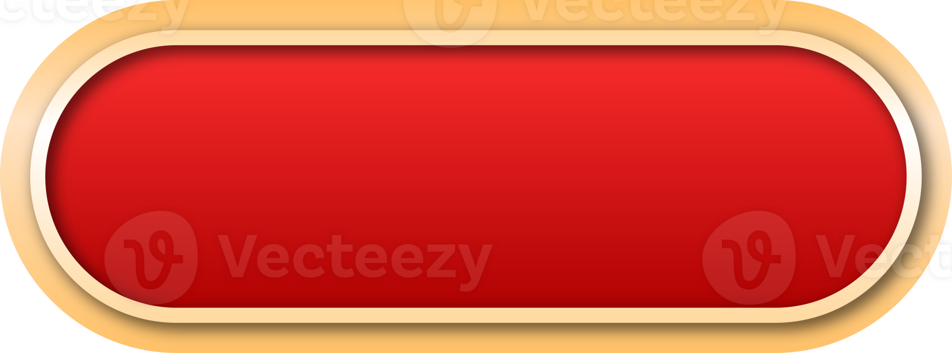 New Year Red Text Box Frame png