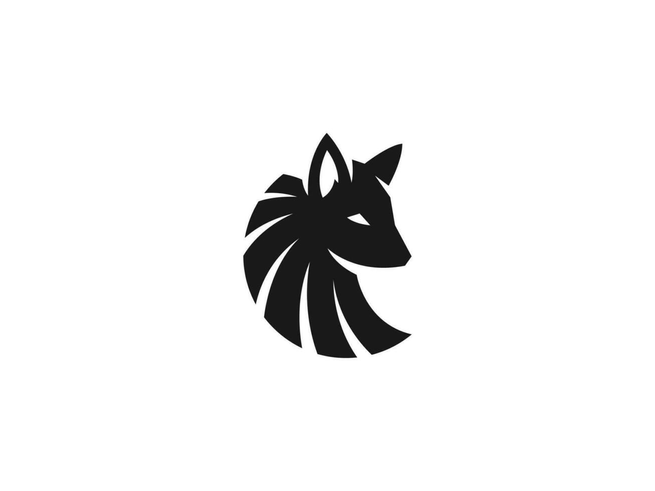 fox logo vector icon illustration, logo template