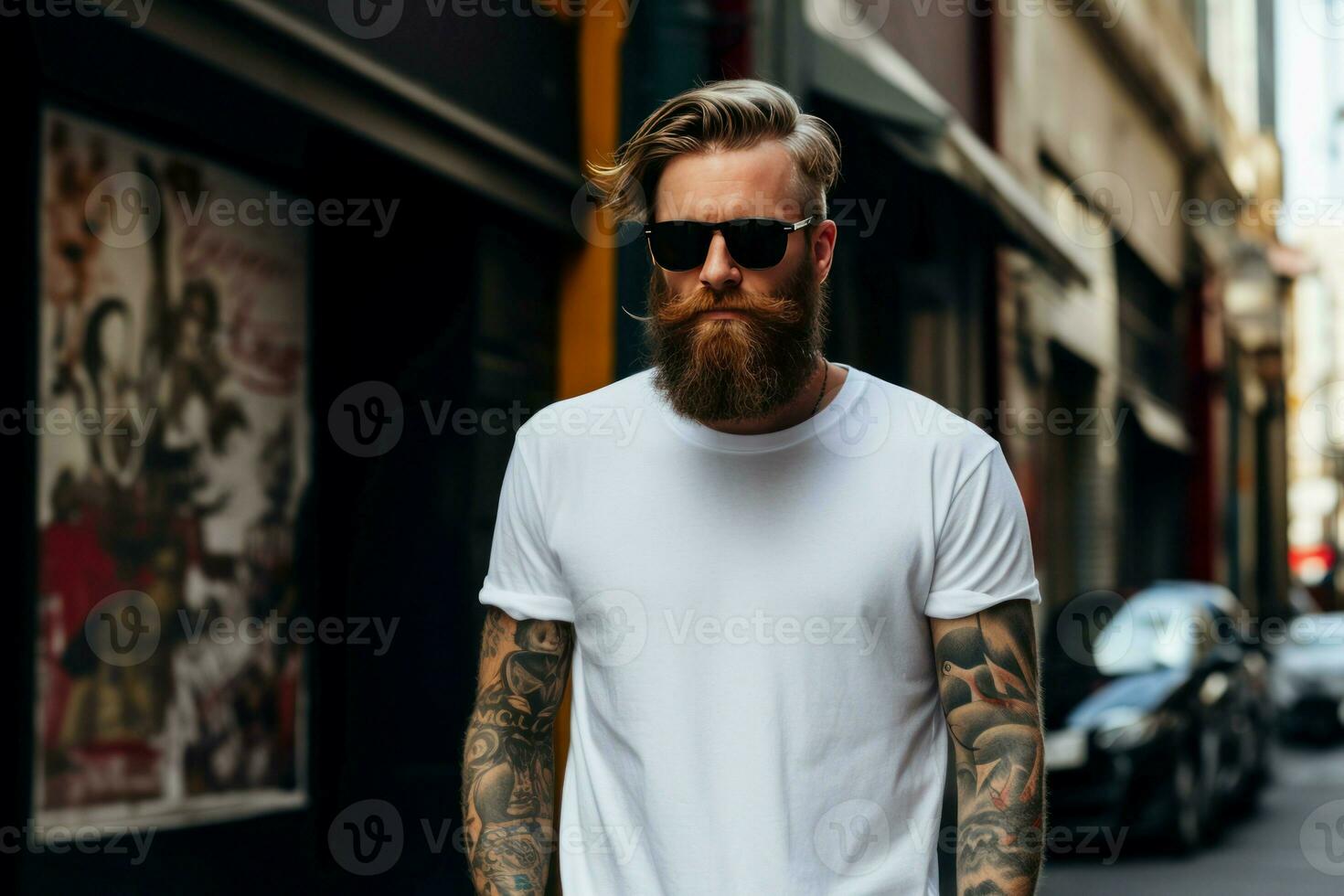 AI generated Quiet man tshirt. Generate Ai photo