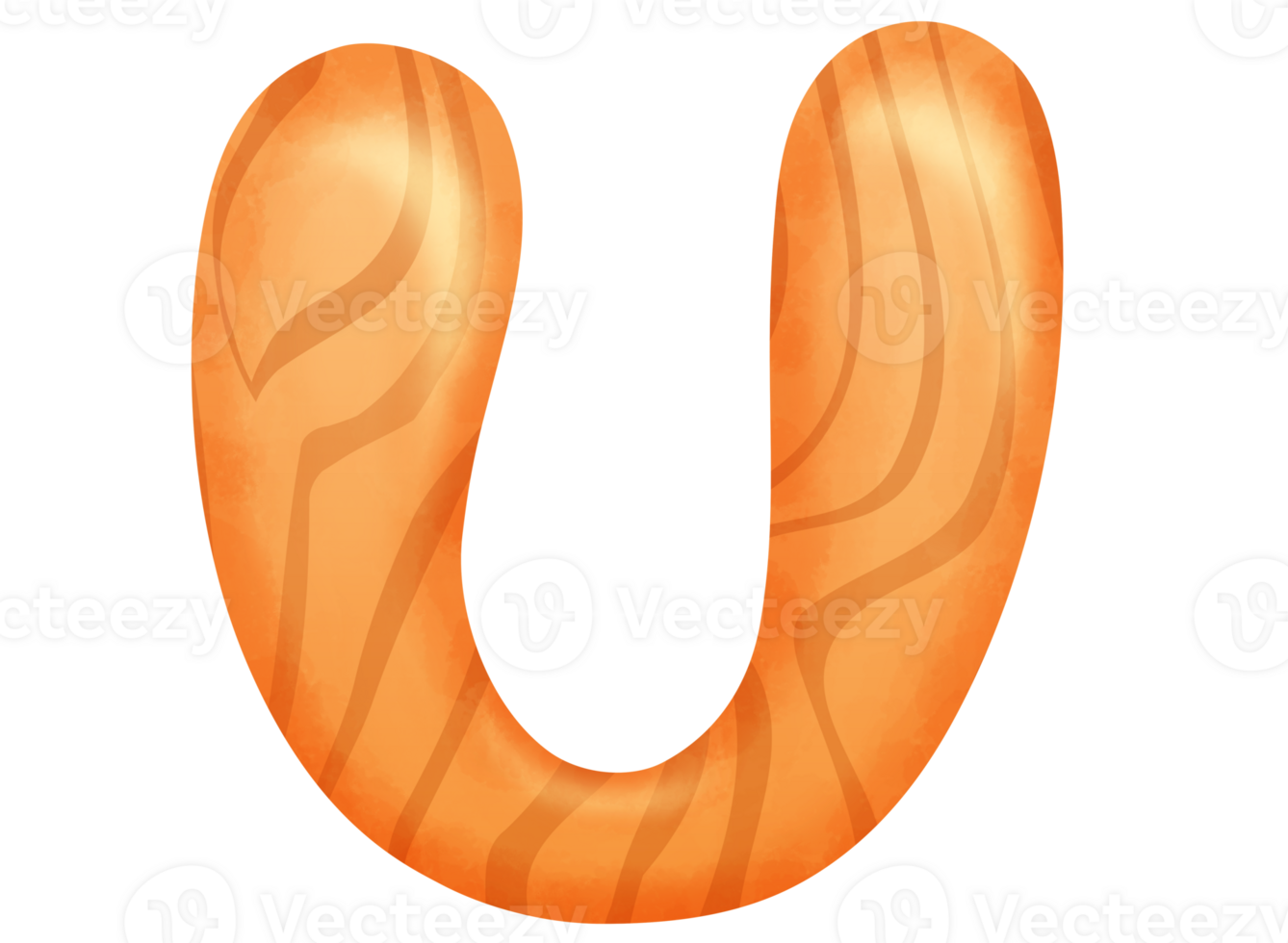 Wood Alphabet Letter U png