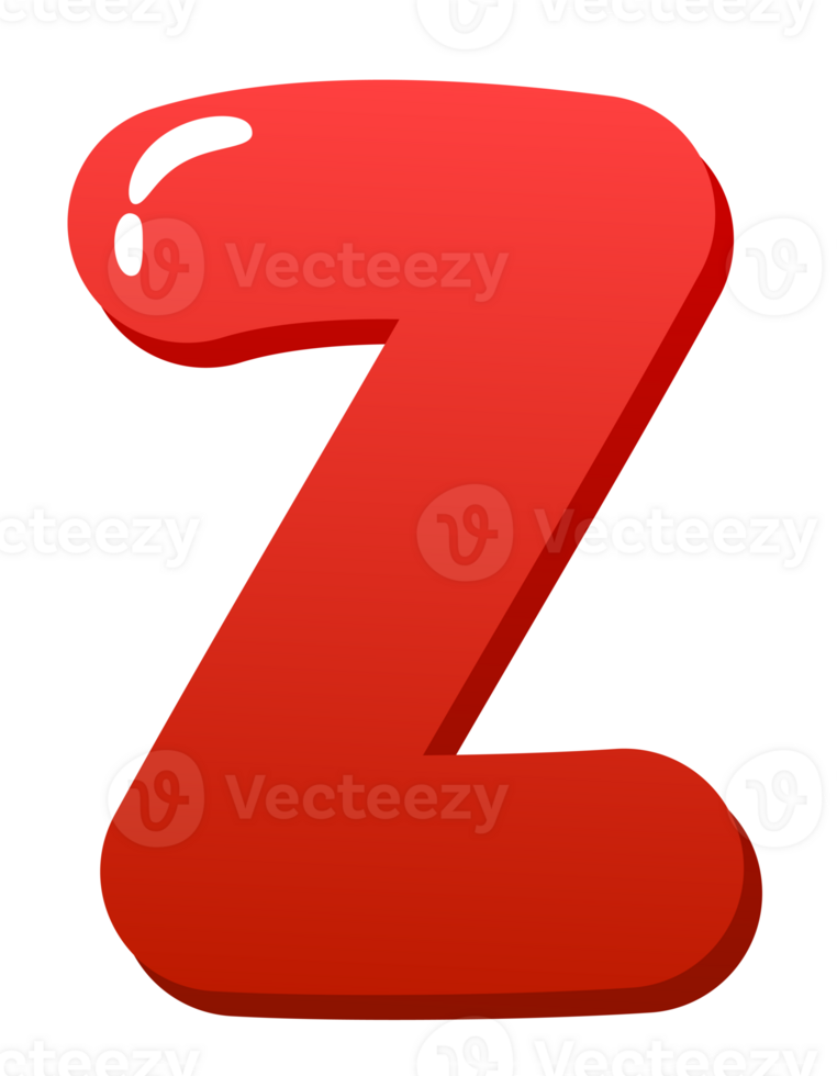 Alphabet Cute For Kids Letter Z png