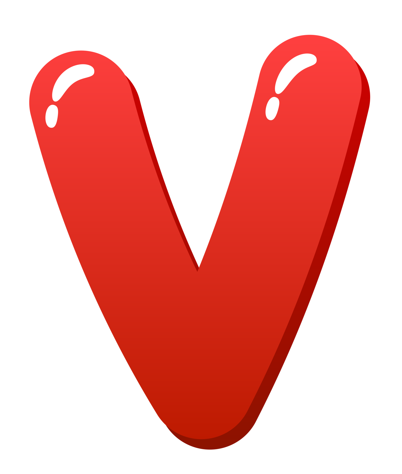 alfabeto fofa para crianças carta v 36122459 PNG