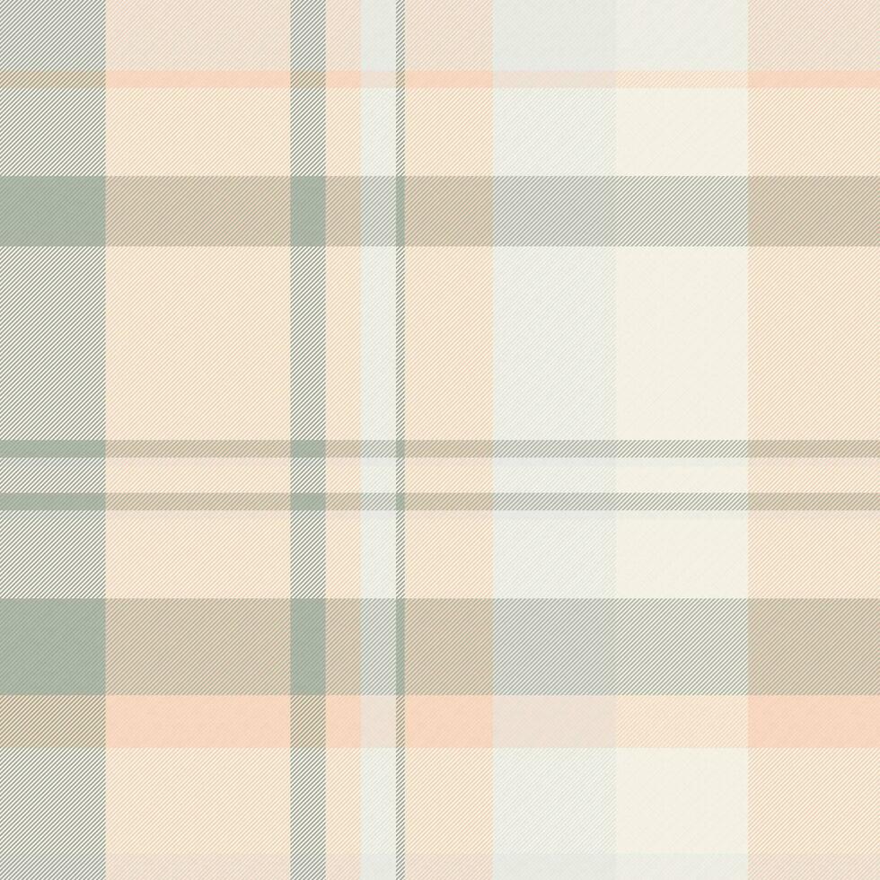 Texture pattern vector of textile seamless fabric with a check plaid tartan background.