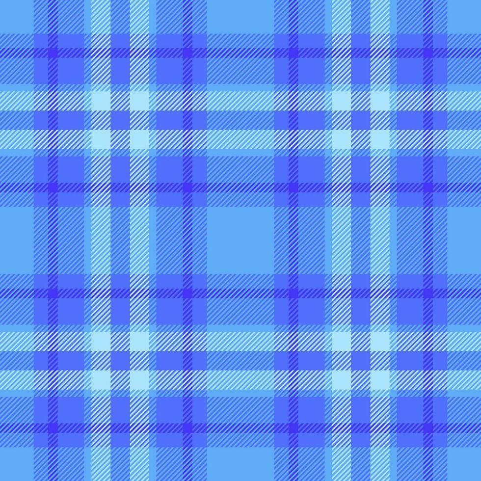 Plaid fabric background of tartan pattern vector with a check seamless textile texture.