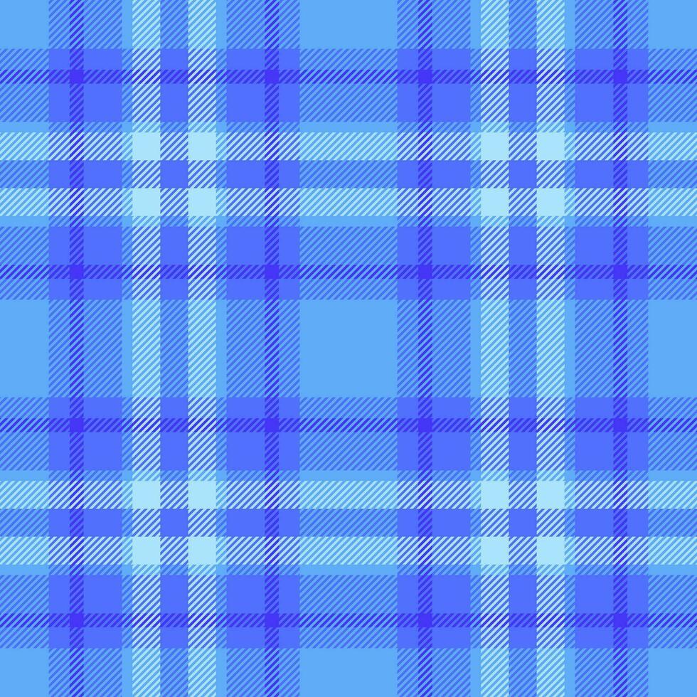 Plaid fabric background of tartan pattern vector with a check seamless textile texture.