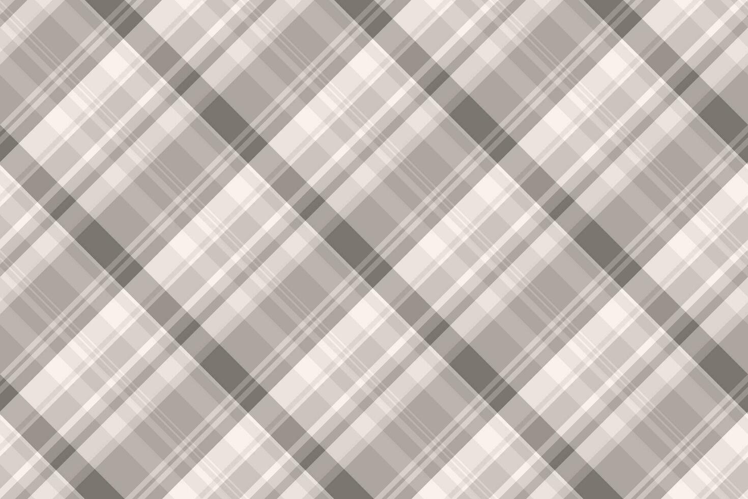 Mix texture seamless check, figure vector plaid fabric. Illustration tartan pattern textile background in white and grey colors.