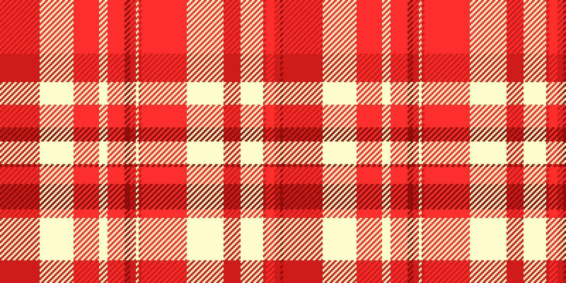Napkin vector textile seamless, sketch background tartan check. Revival plaid texture pattern fabric in red and lemon chiffon colors.