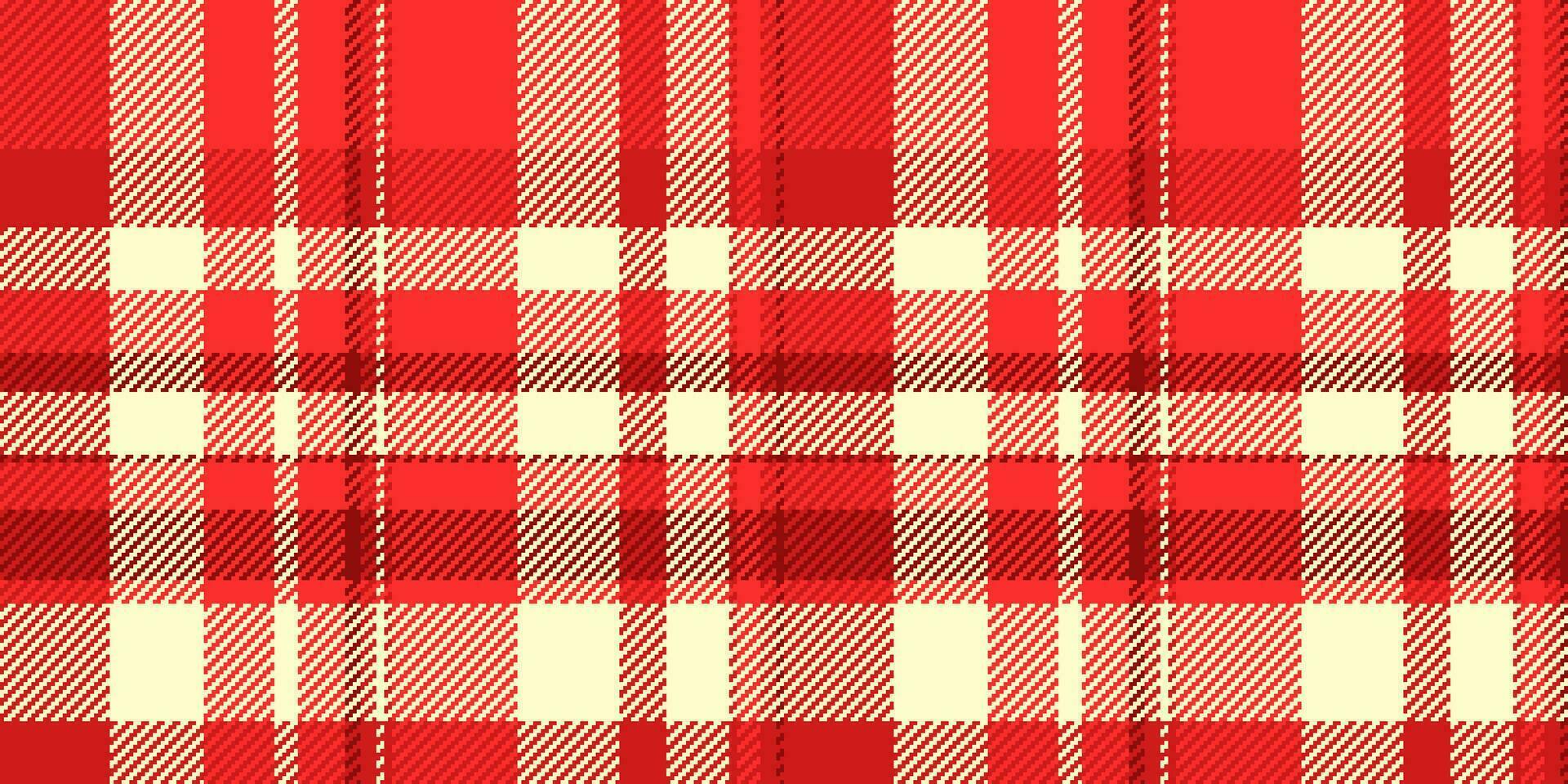 Napkin vector textile seamless, sketch background tartan check. Revival plaid texture pattern fabric in red and lemon chiffon colors.