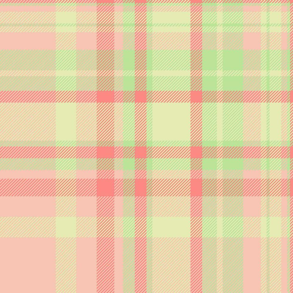 Texture check plaid of textile pattern fabric with a seamless vector tartan background.