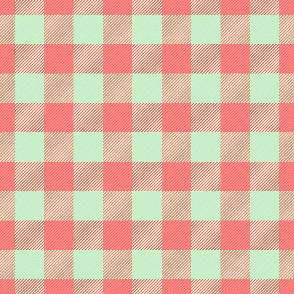 Rustic pattern tartan background, damask plaid seamless vector. Menu fabric texture check textile in red and light colors. vector