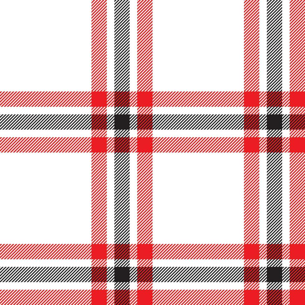 Plaid seamless pattern. Check fabric texture. Vector textile print.