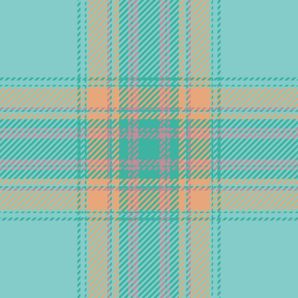 Plaid check pattern. Seamless fabric texture. Tartan textile print. vector