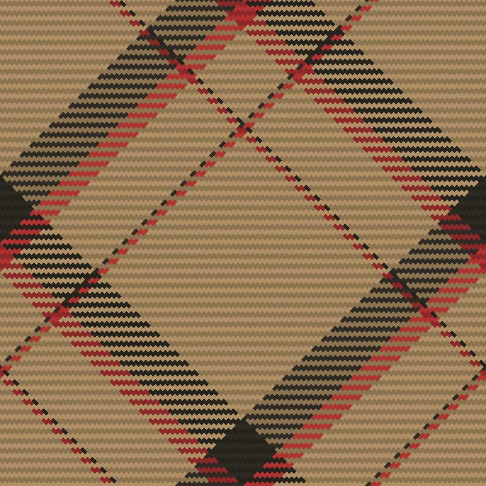 Seamless pattern of scottish tartan plaid. Repeatable background with check fabric texture. Vector backdrop striped textile print.
