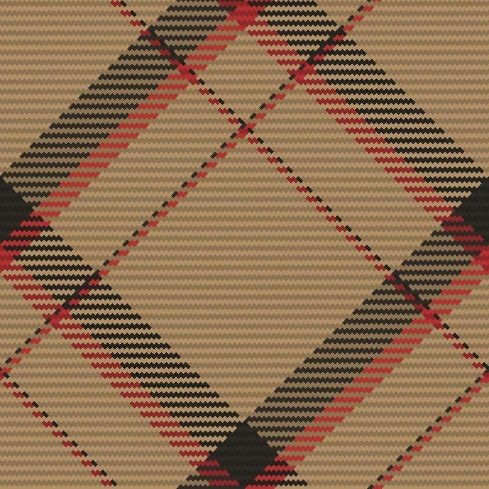 Seamless pattern of scottish tartan plaid. Repeatable background with check fabric texture. Vector backdrop striped textile print.