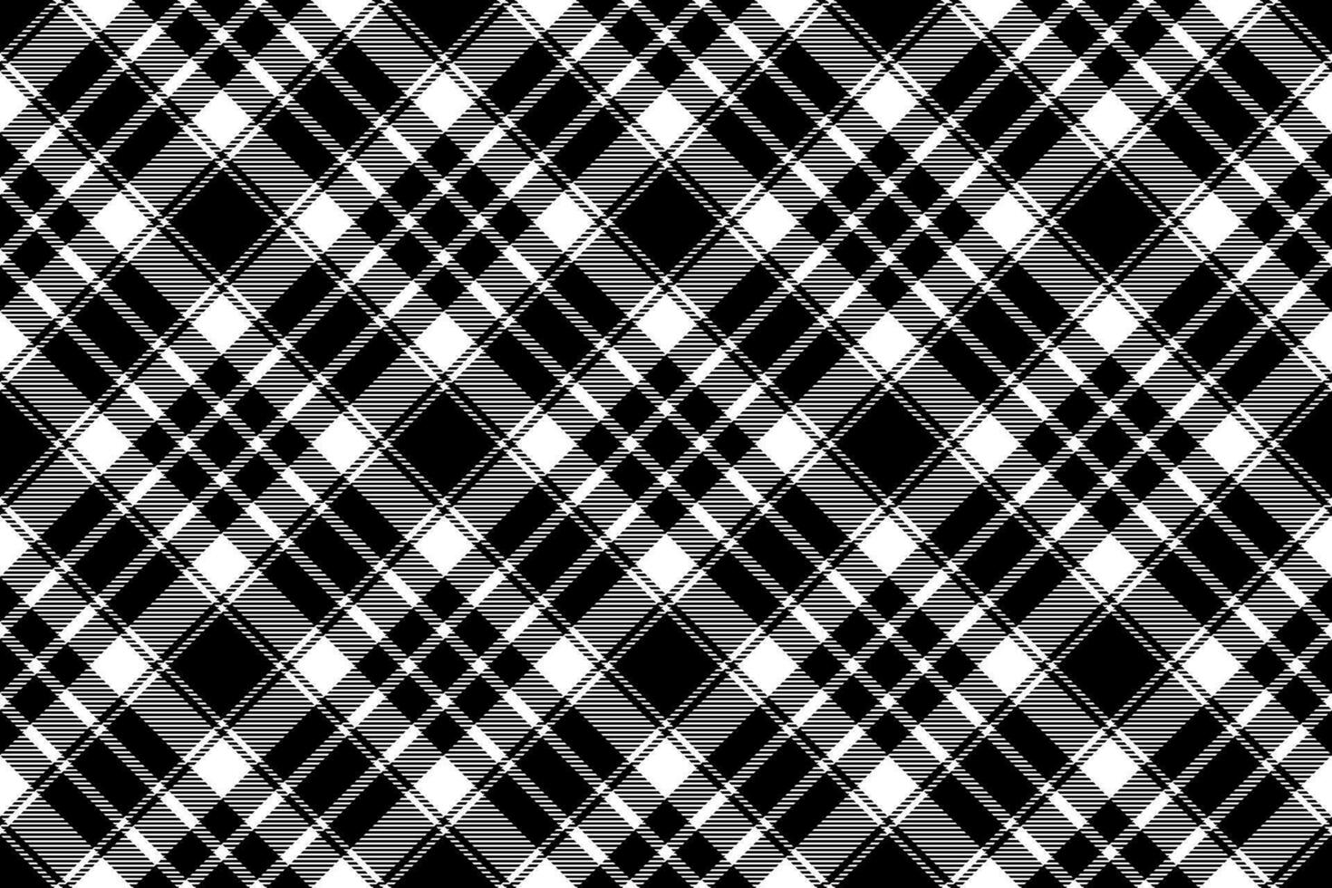 Tartan plaid background, diagonal check seamless pattern. Vector fabric