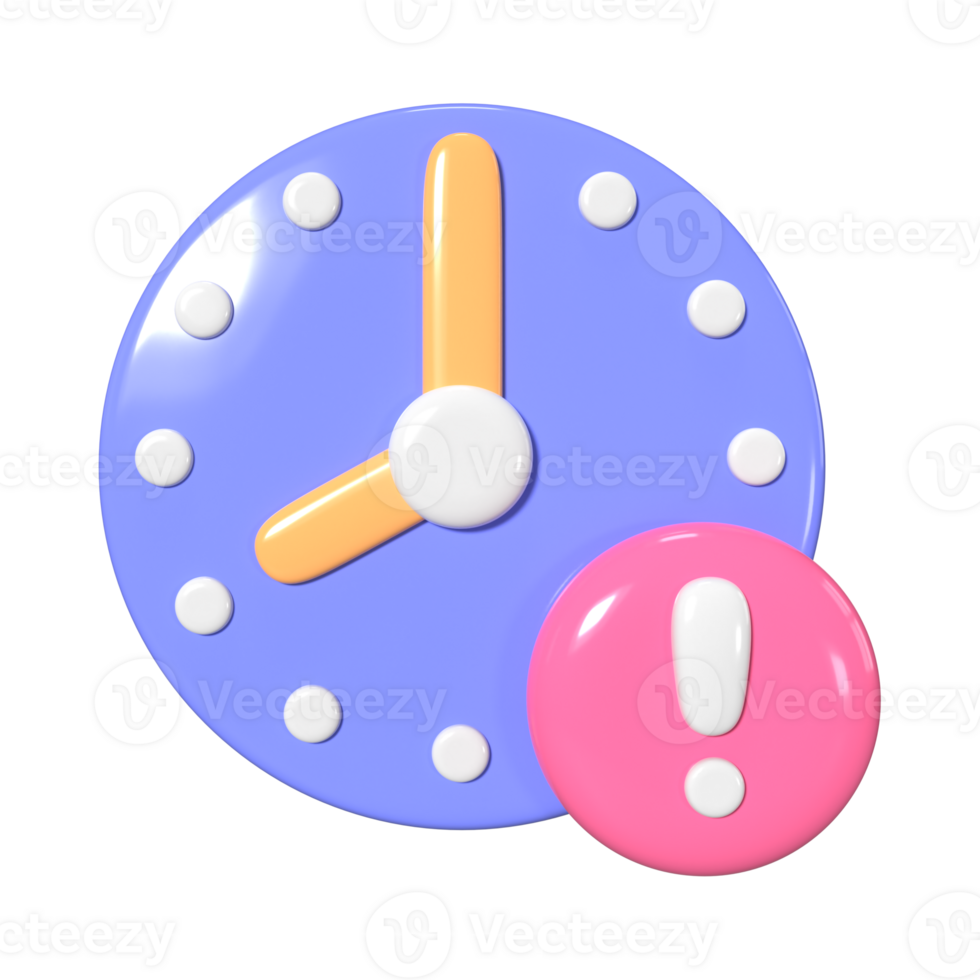 Delay 3D Illustration Icon png