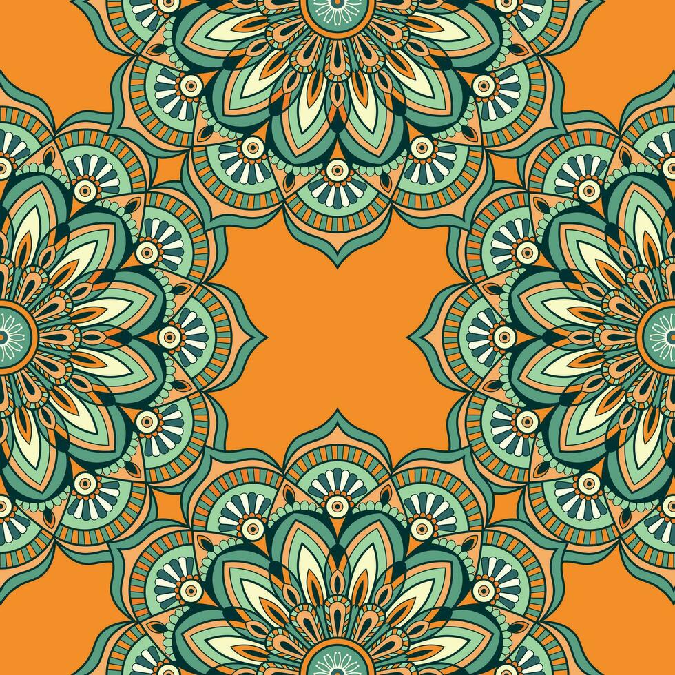 vector luxury ornamental colorful mandala design background