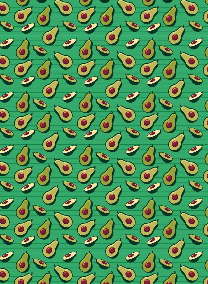 aguacate patrón, textura fondo, para telas, antecedentes, comida publicación antecedentes vector