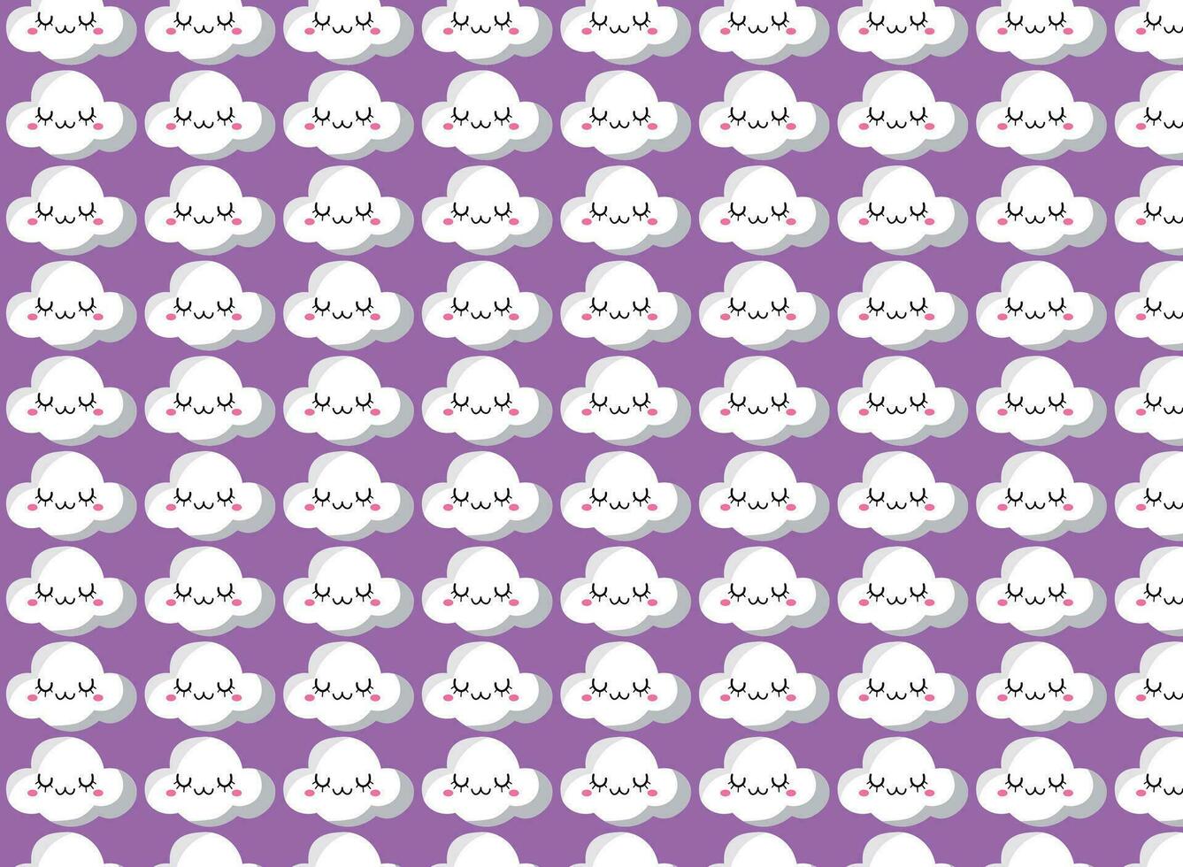 cloud pattern, background in pastel colors, ideal for children's prints or backgrounds vector