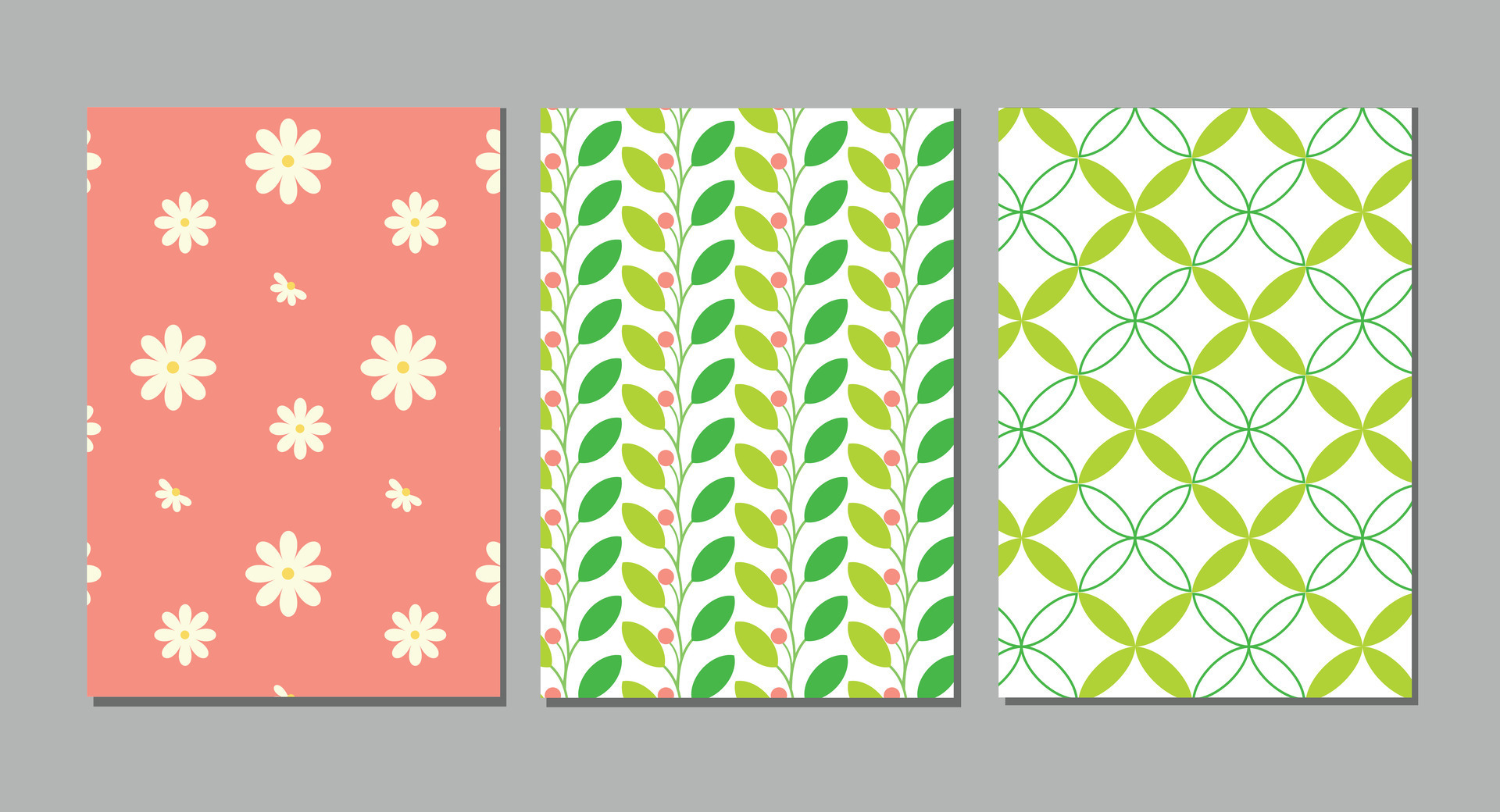 Notebook cover design spring themes size B5 for school 36123763 Vector ...