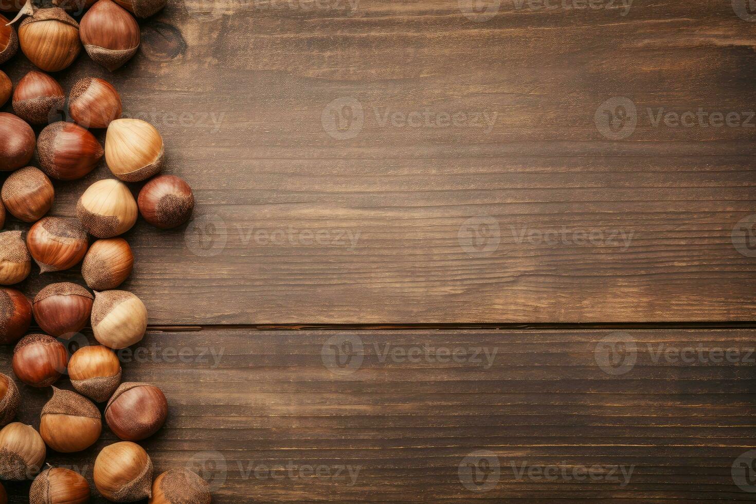 AI generated Warm Hazelnut mockup background. Generate ai photo