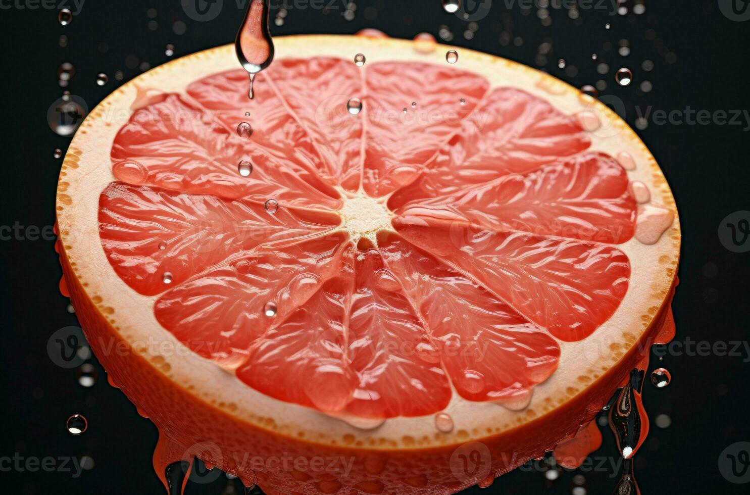AI generated Creative Grapefruit banner. Generate Ai photo