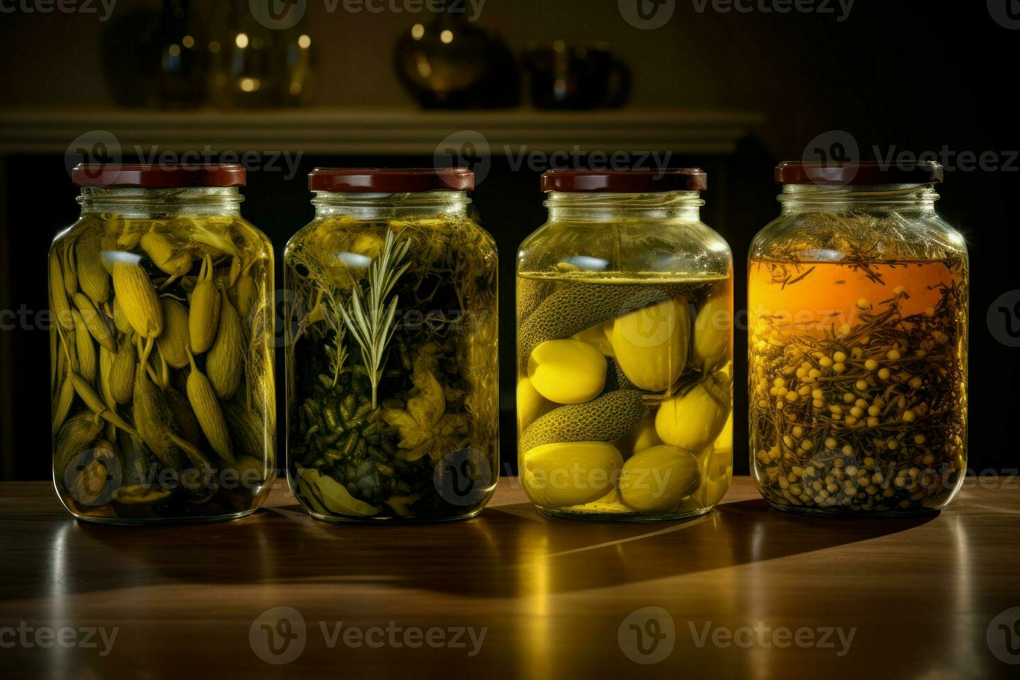 AI generated Aromatic Jar olive oil. Generate Ai photo