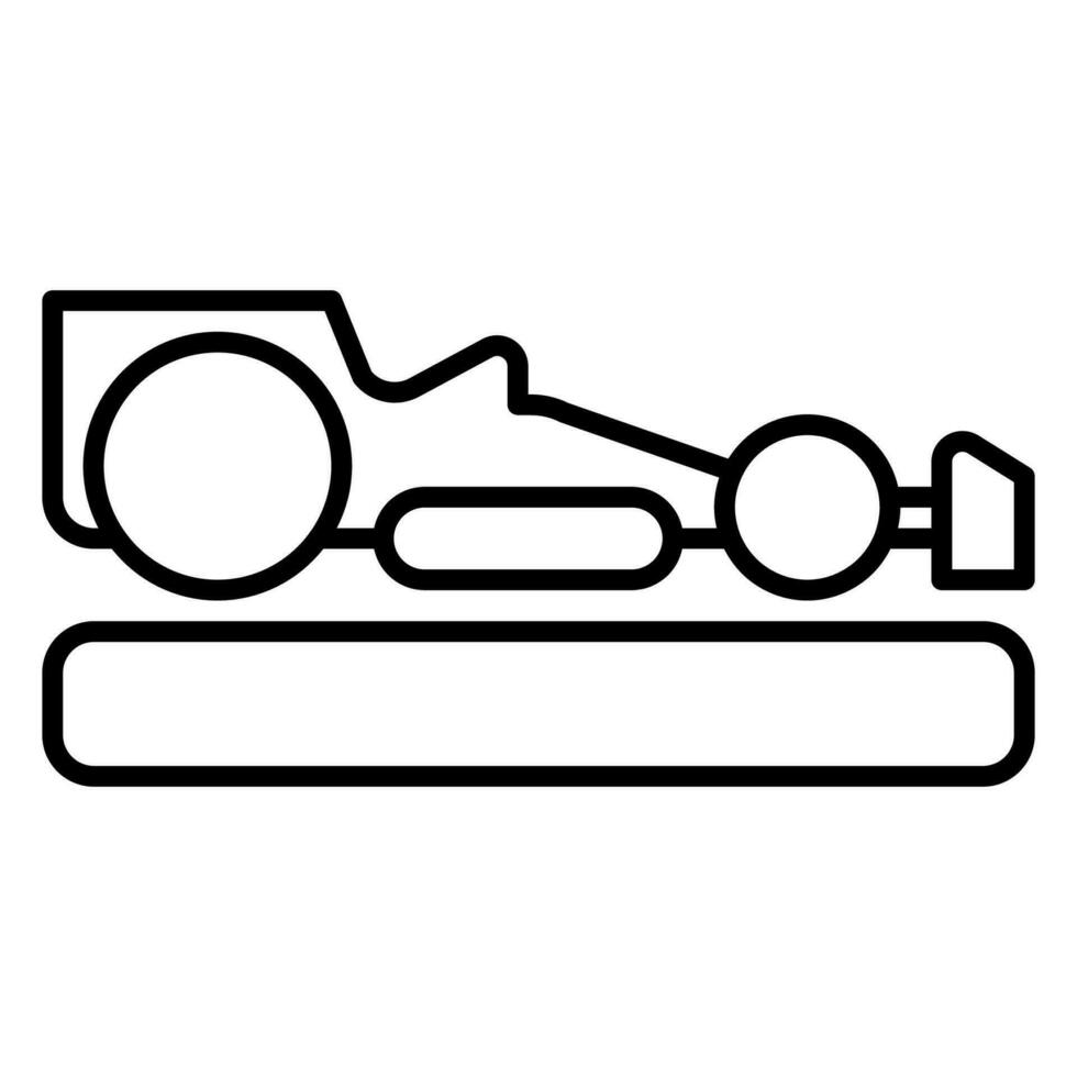 Car icon or logo illustration outline black style vector