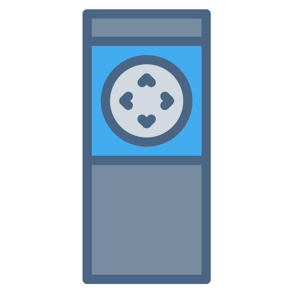 Pointer icon or logo illustration filled color style vector