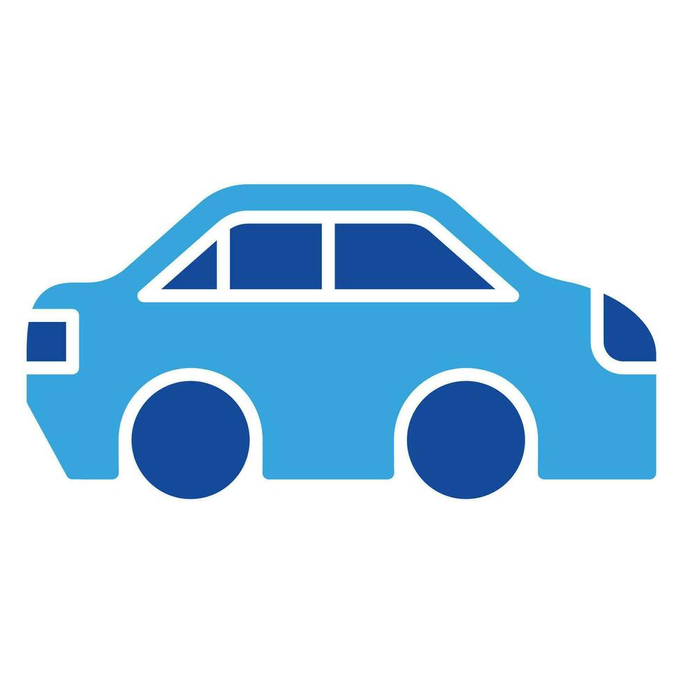 Car icon or logo illustration glyph style vector