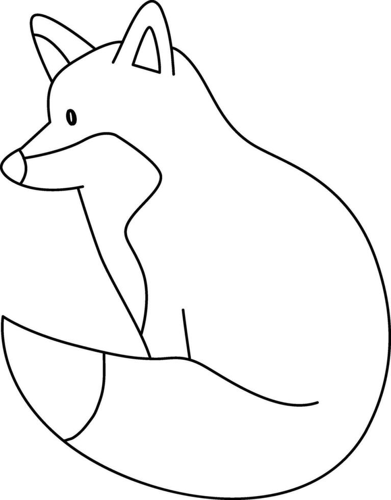 Red fox, cartoon doodle, cute. Red fox during Christmas festival. The red fox is sit, walk, running, jump, and sleep, full of life. vector