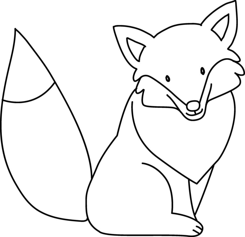 Red fox, cartoon doodle, cute. Red fox during Christmas festival. The red fox is sit, walk, running, jump, and sleep, full of life. vector