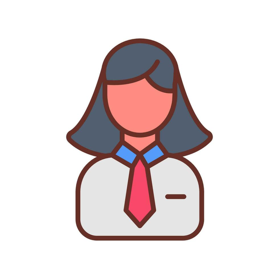 Business Woman in vector. Illustration vector