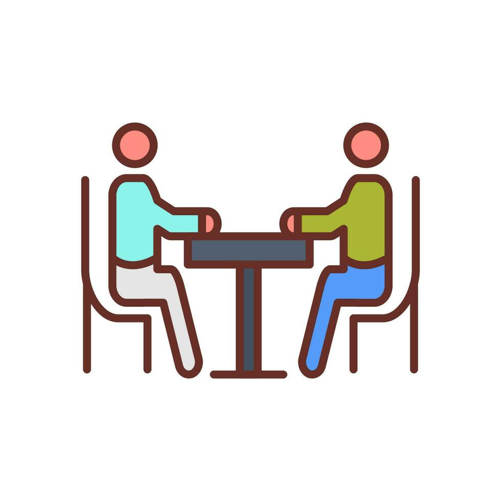 Interview in vector. Illustration vector
