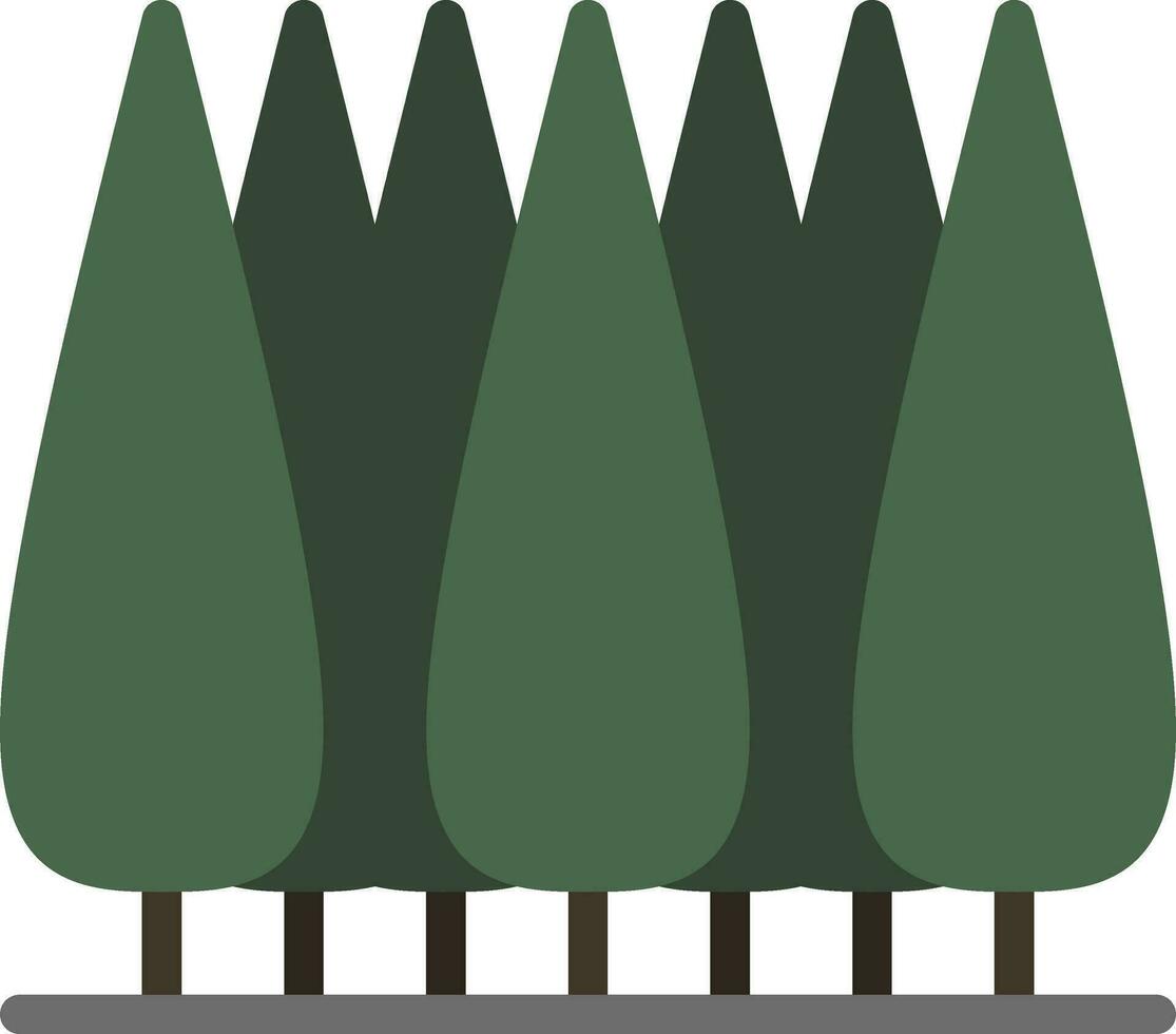 bosque icono firmar vector