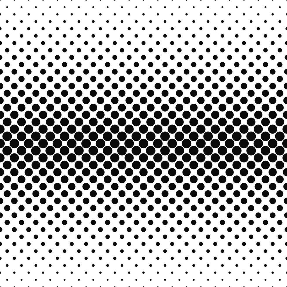Repeating monochrome vector circle pattern