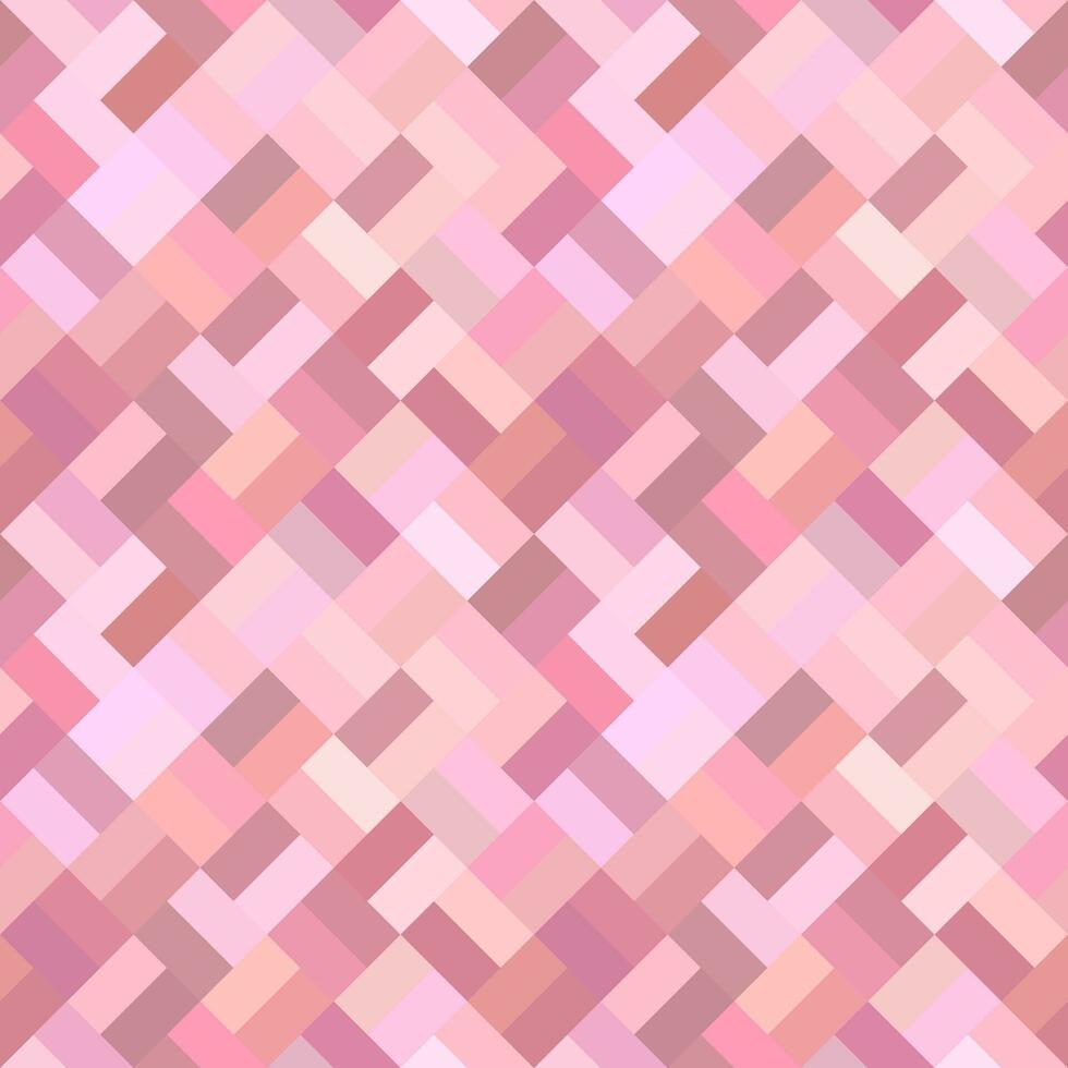 Pink geometric diagonal rectangle mosaic tile pattern background