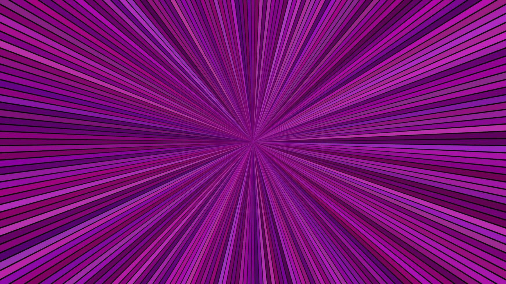 Purple abstract hypnotic star burst stripe background - vector explosion illustration