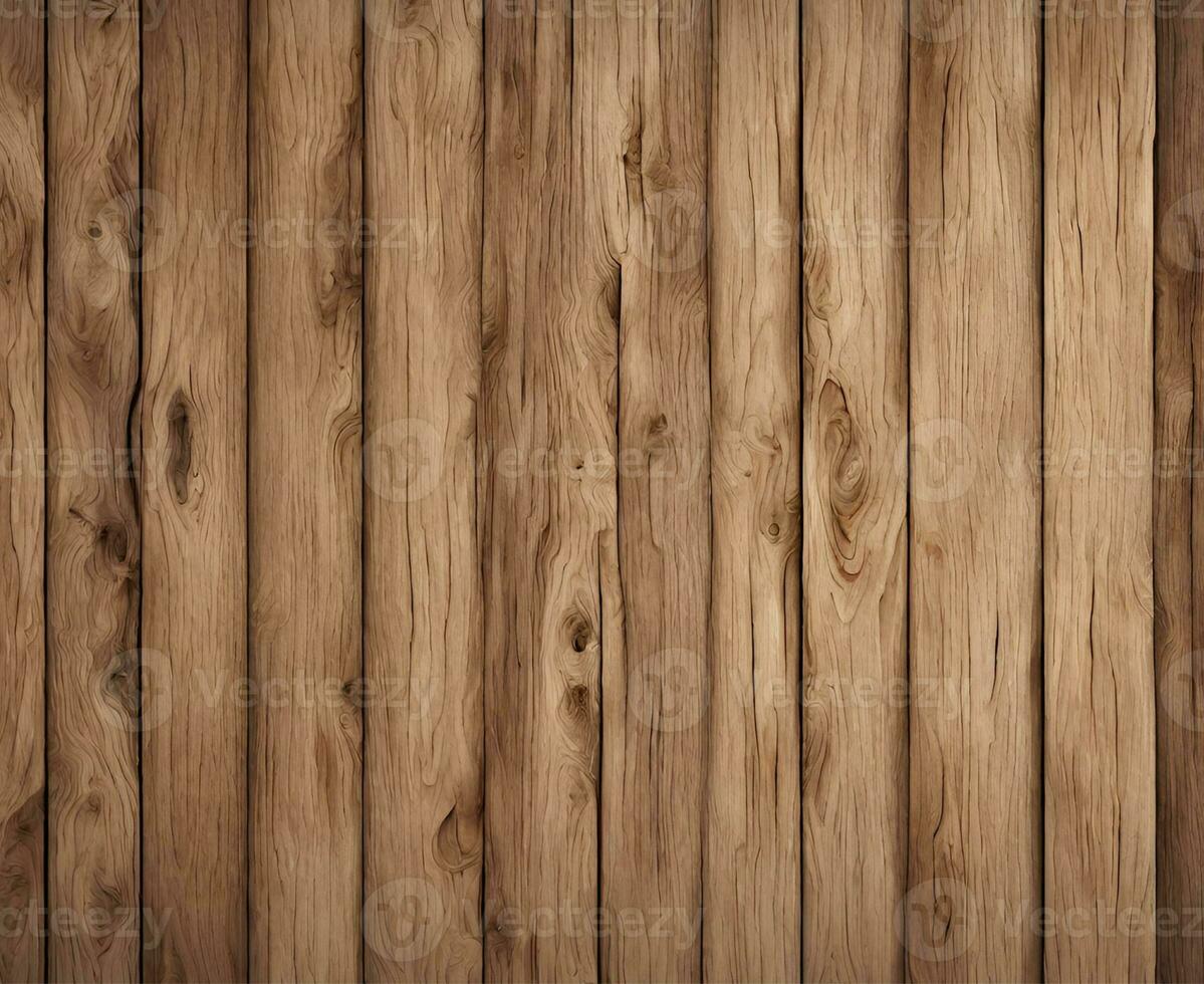 AI generated Wood texture background, Brown surface of planks photo