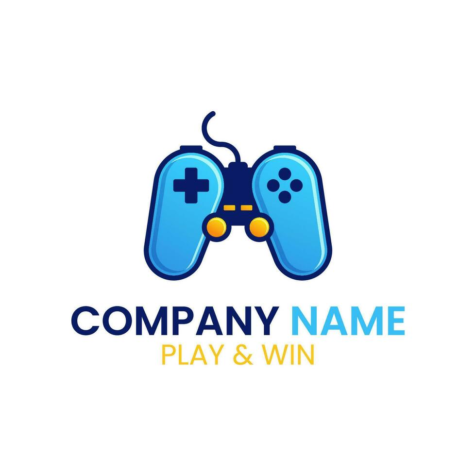 Gamer logo design vector. gamepad logo vector. vector