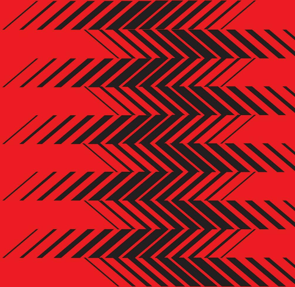 Abstract zig-zag line red vector background
