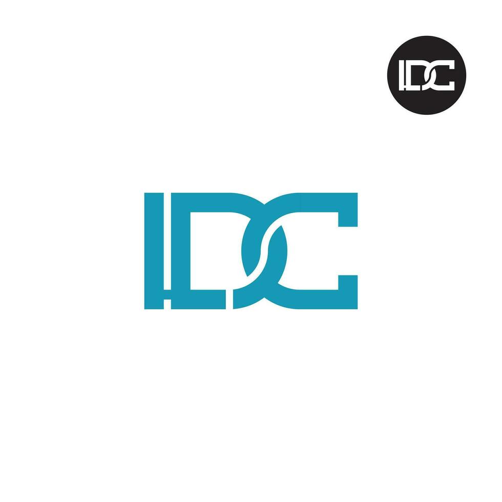 Letter LDC Monogram Logo Design vector