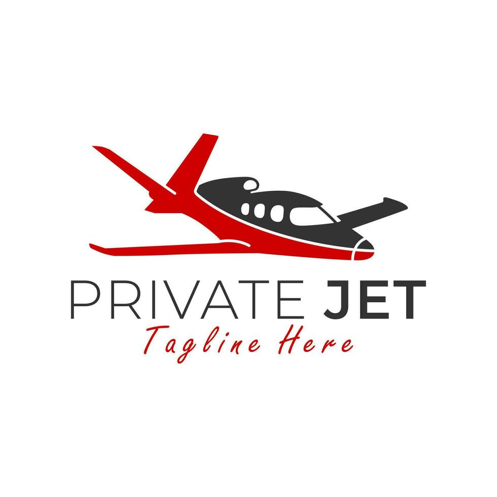 flying jet transportation logo vector